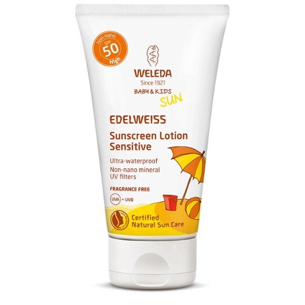 Натуральный солнцезащитный крем для младенцев и детей SPF 50